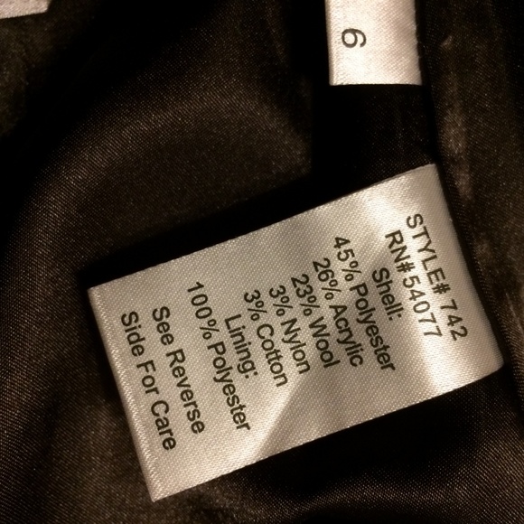 CAbi Skirt 6 Wool Blend Plaid Ruffle Brown Multi - Picture 6 of 8